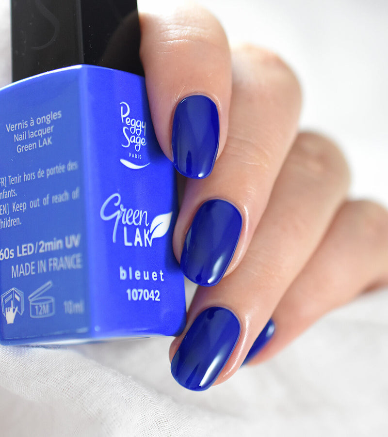 Green LAK Nagellack - bleuet