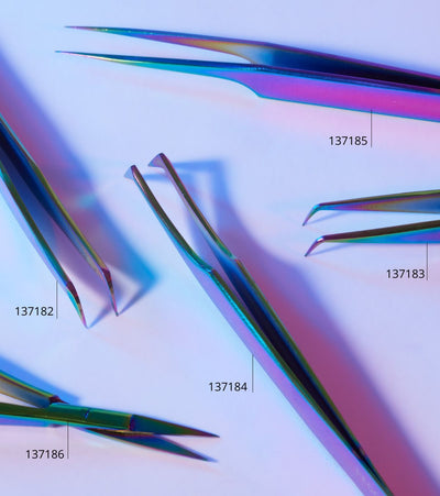 Pinzette für Wimpernverlängerungen PEGGY LASHES - Profi-Wimpernverlängerung mit präziser Platzierung
