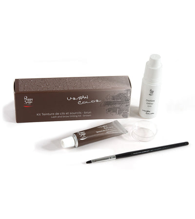Set Färbemittel für Wimpern und Augenbrauen – Braun