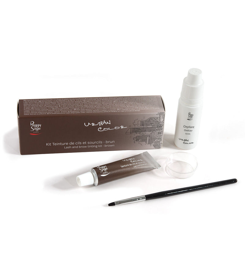 Set Färbemittel für Wimpern und Augenbrauen – Braun