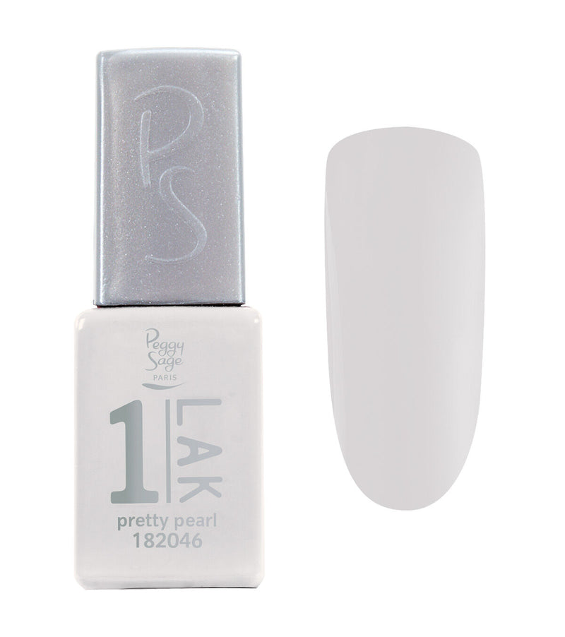 Semi-permanenter 3-in-1 Nagellack 1-LAK - pretty pearl