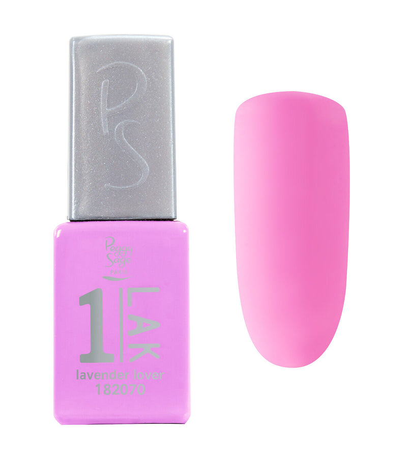 Semi-permanenter 3-in-1 Nagellack 1-LAK – lavender lover