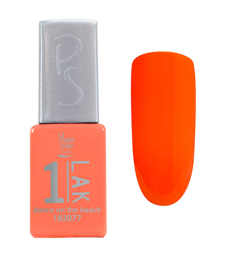 Semi-permanenter 3-in-1 Nagellack 1-LAK - dance on the beach