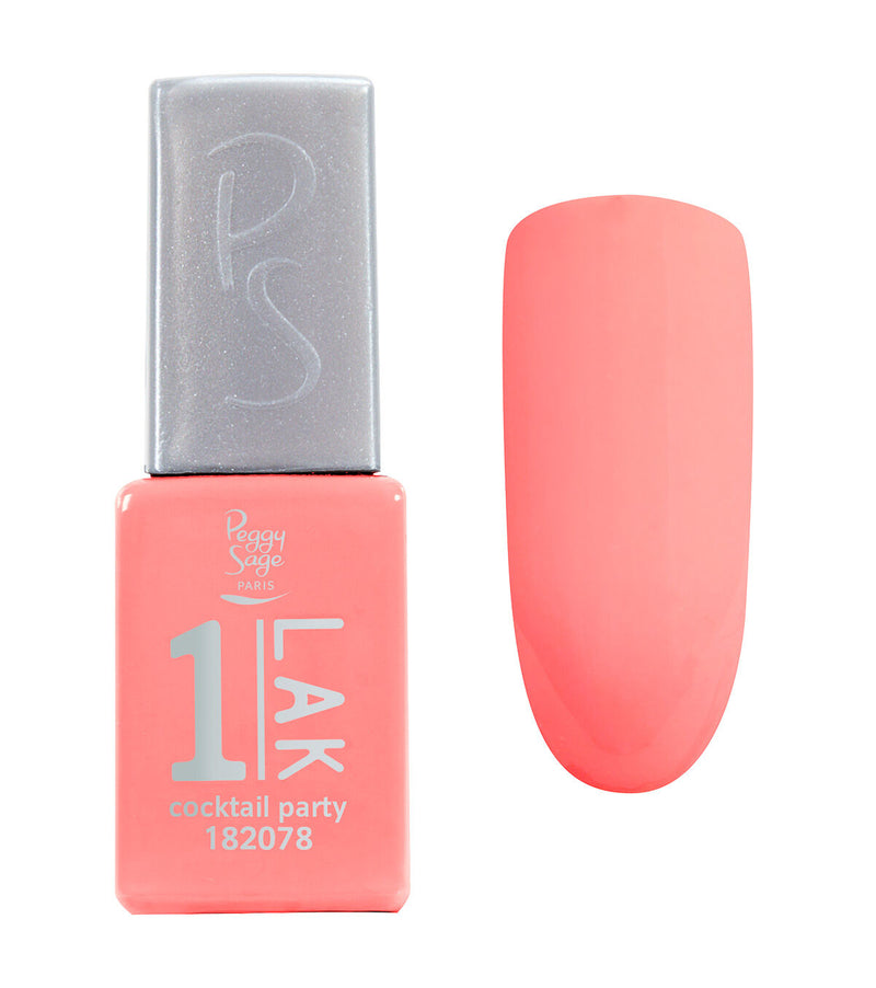 Semi-permanenter 3-in-1 Nagellack 1-LAK - cocktail party
