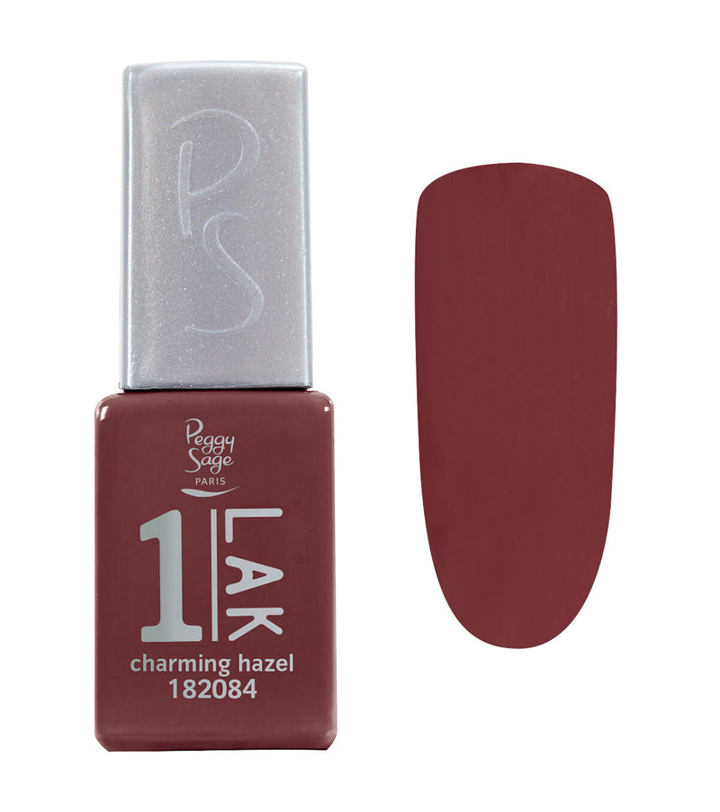 Semi-permanenter 3-in-1 Nagellack 1-LAK - charming hazel