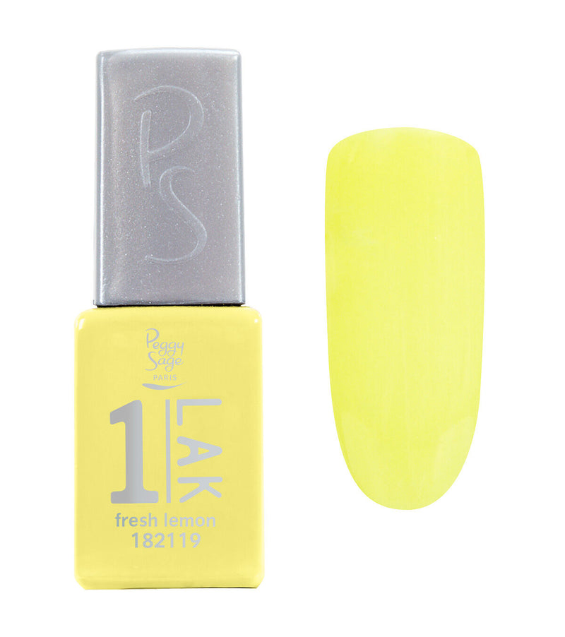 Semi-permanenter 3-in-1 Nagellack 1-LAK - Fresh lemon