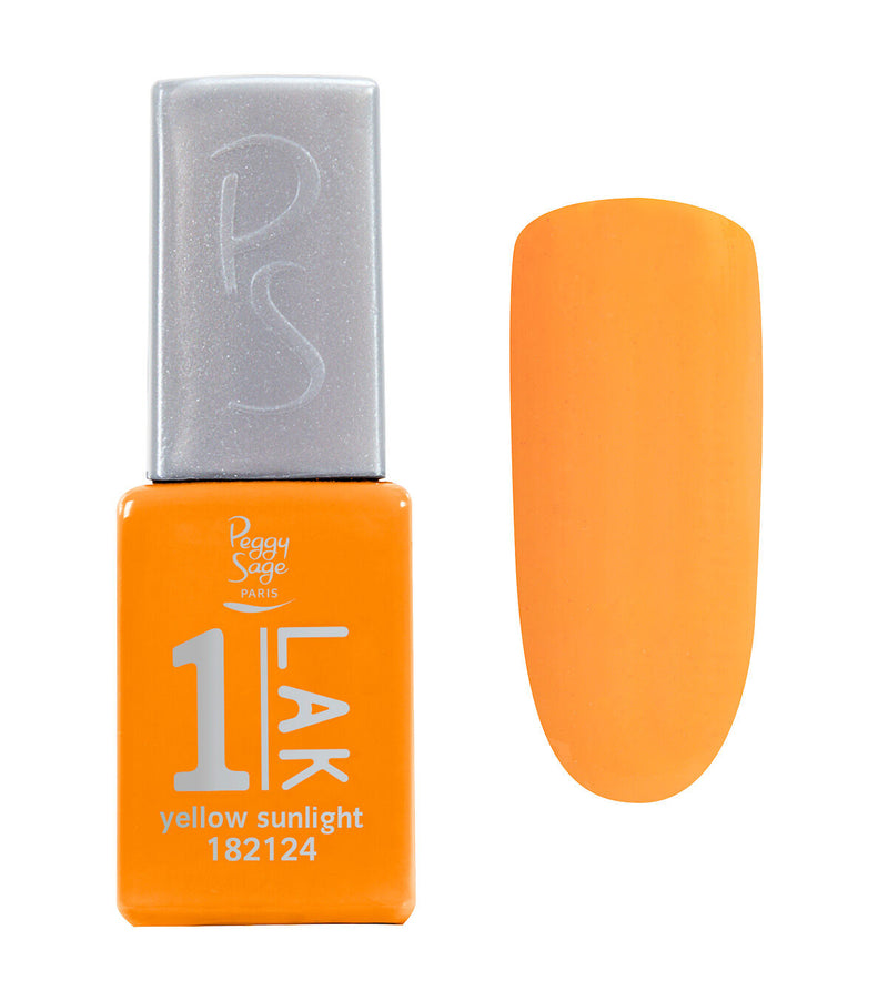 Semi-permanenter 3-in-1 Nagellack 1-LAK Yellow Sunlight