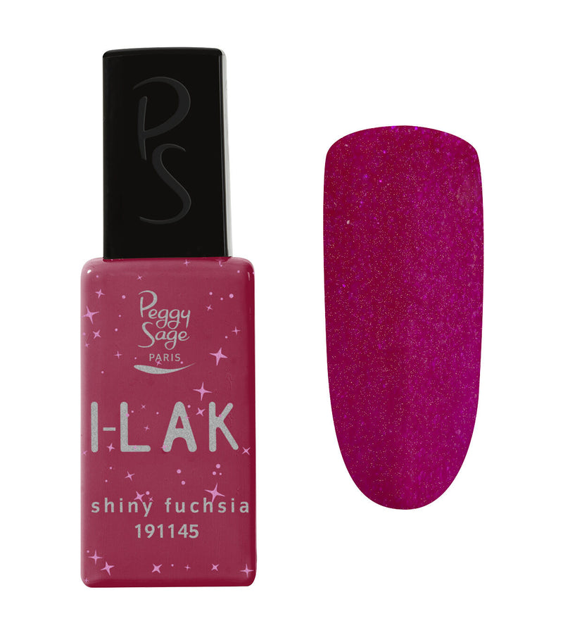 Semi-permanenter I-LAK-Nagellack 11 ml - shiny fuchsia