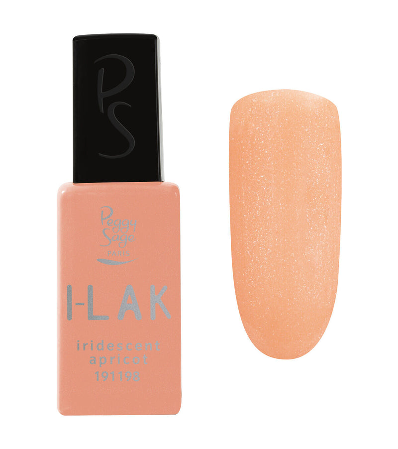 Semi-permanenter I-LAK-Nagellack 11 ml - Iridescent Apricot