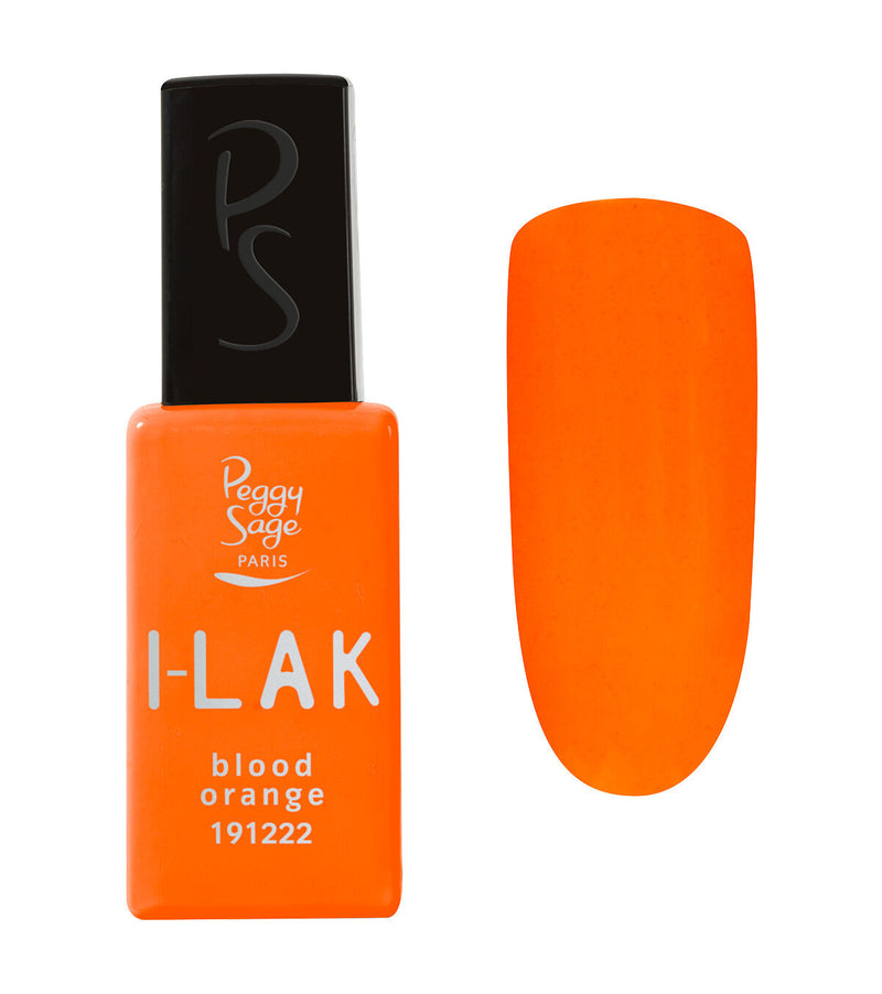 Semi-permanenter I-LAK Nagellack - blood orange