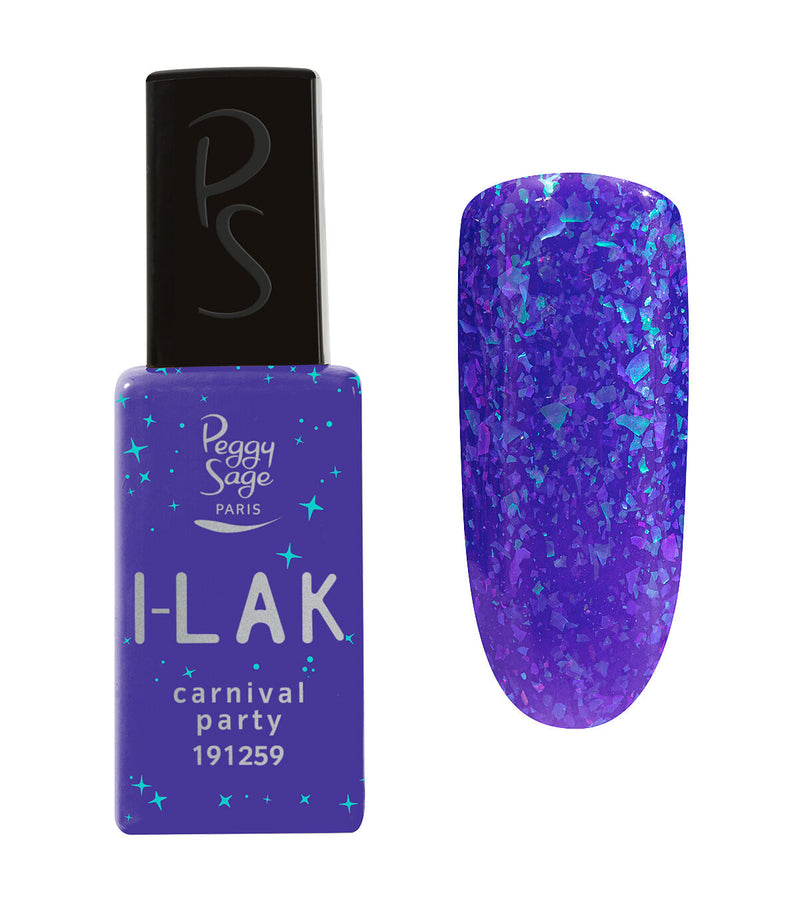 Semi-permanenter I-LAK-Nagellack - carnival party