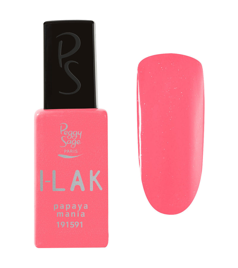 Semi-permanenter I-LAK Nagellack 11 ml - papaya mania