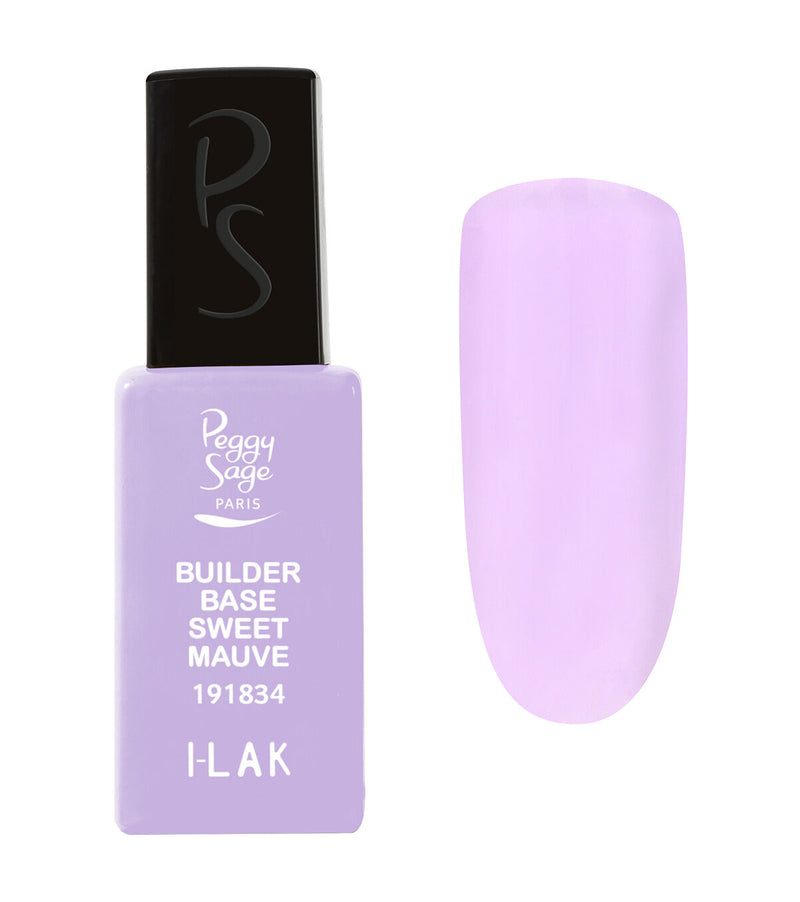 Semi-permanenter Base Coat für eine verstärkte Modellage I-LAK BUILDER BASE – sweet mauve