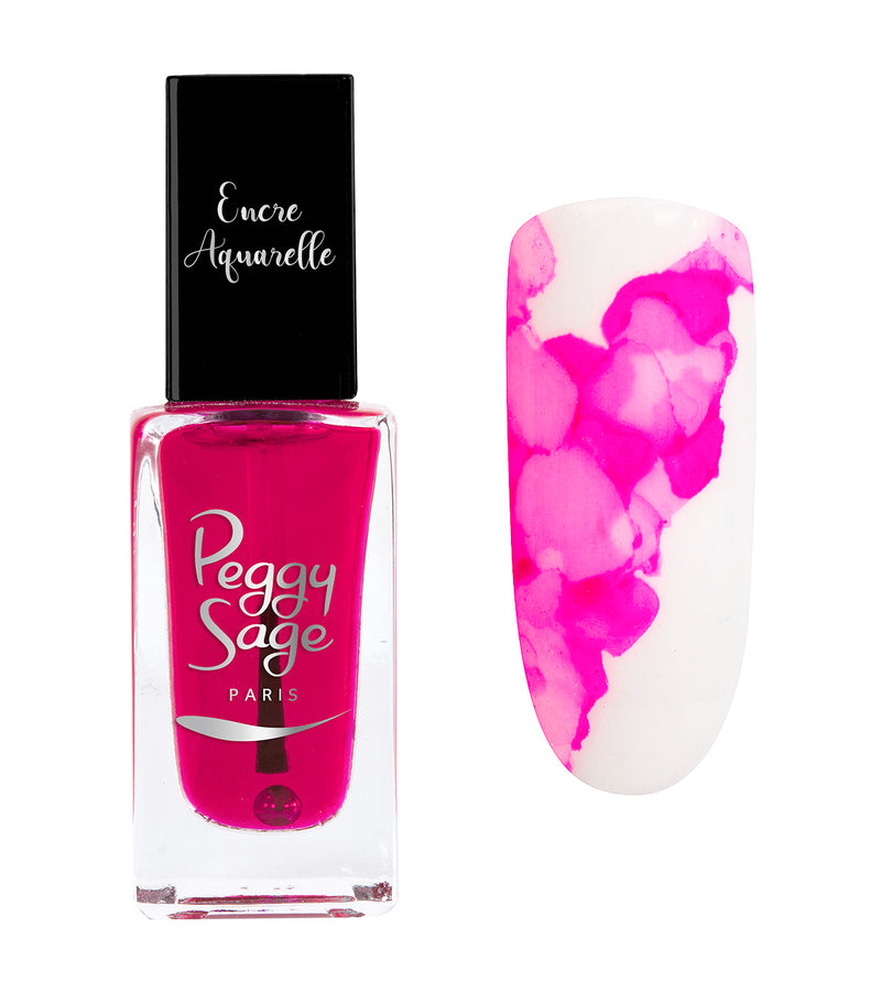 Ink Color Aquarell für Nail Art Pink 10ml