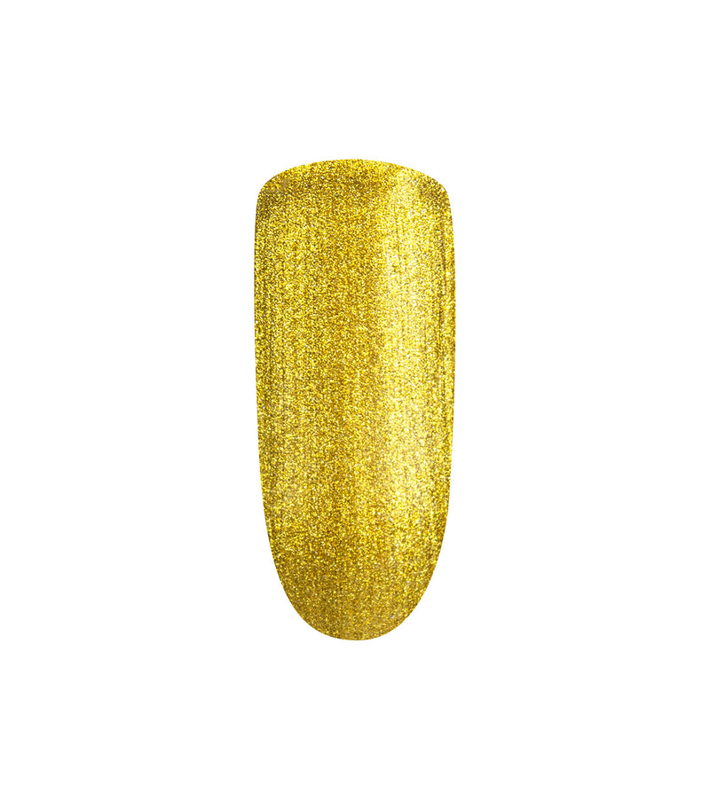 Farbiges UV&LED -Gel für Nägel sparkling gold  5g