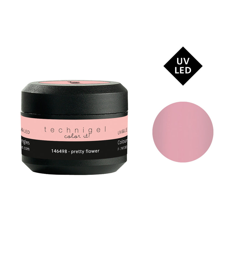 Farbiges UV -Gel für Nägel pretty flower 5g