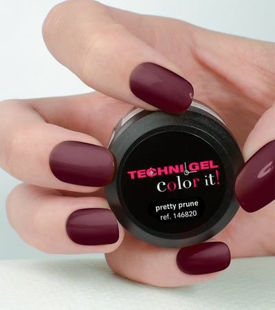 Farbiges UV&LED Gel für Nägel pretty prune 5g