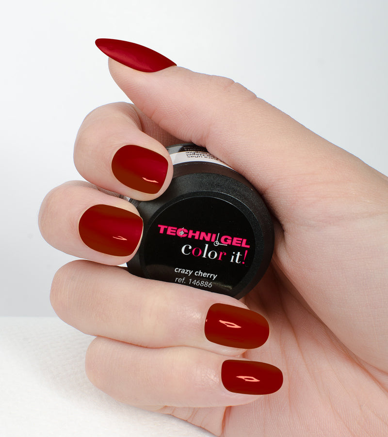 Farbiges UV&LED -Gel für Nägel crazy cherry 5g