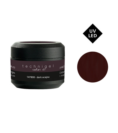 Farbiges UV -Gel für Nägel Dark acajou 5g