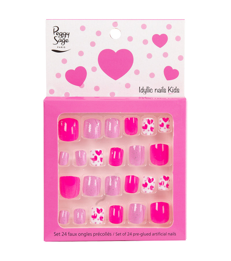 Set 24 Künstliche Nägel Idyllic nails  - Kids