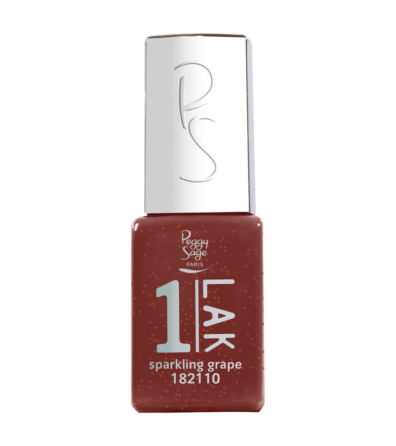 One-LAK 1-step gel polish sprakling grape  - 5ml