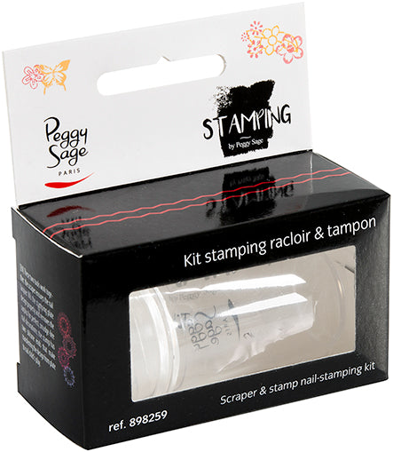Stamping-Kit, Rakel mit Stempel 2.0
